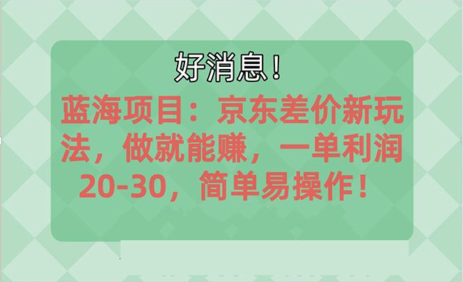 越早知道越能赚到钱的蓝海项目：京东大平台操作，一单利润20-30，简单…-学库网