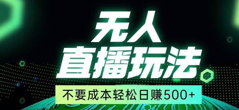 全网首发24年最新无人直播玩法，不需要成本，无需人力，一台电脑24小时为你工作-学库网